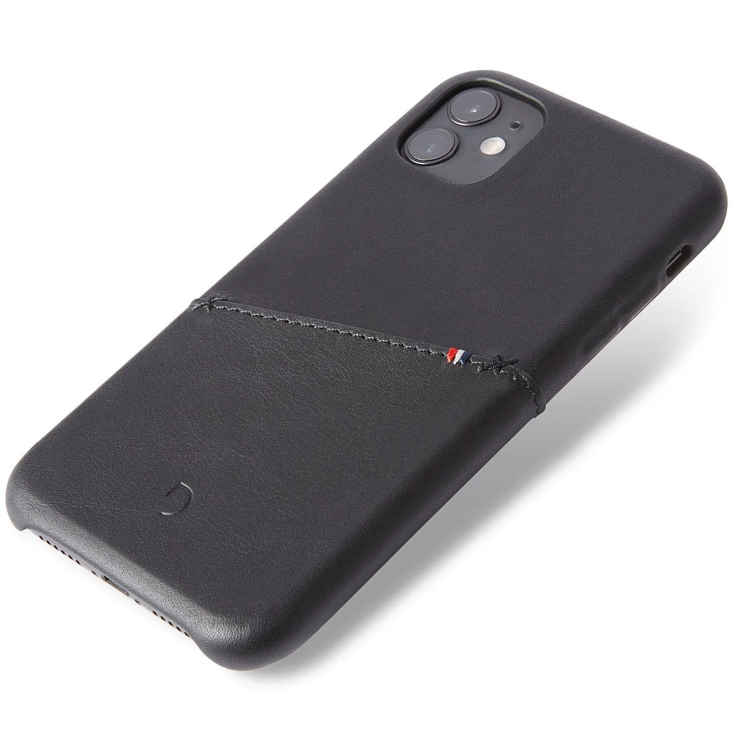 Leather Back Cover Card Case | Black - Image 4