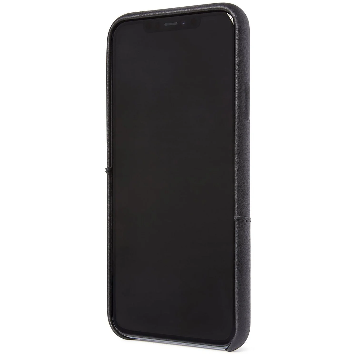 Leather Back Cover Card Case | Black - Image 7