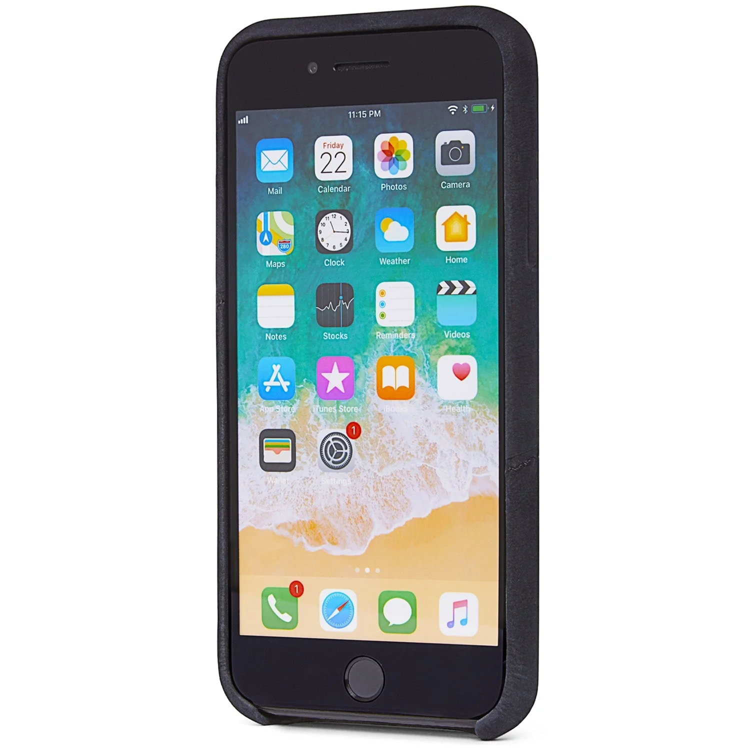 Leather Back Cover Card Case | Black - Image 12