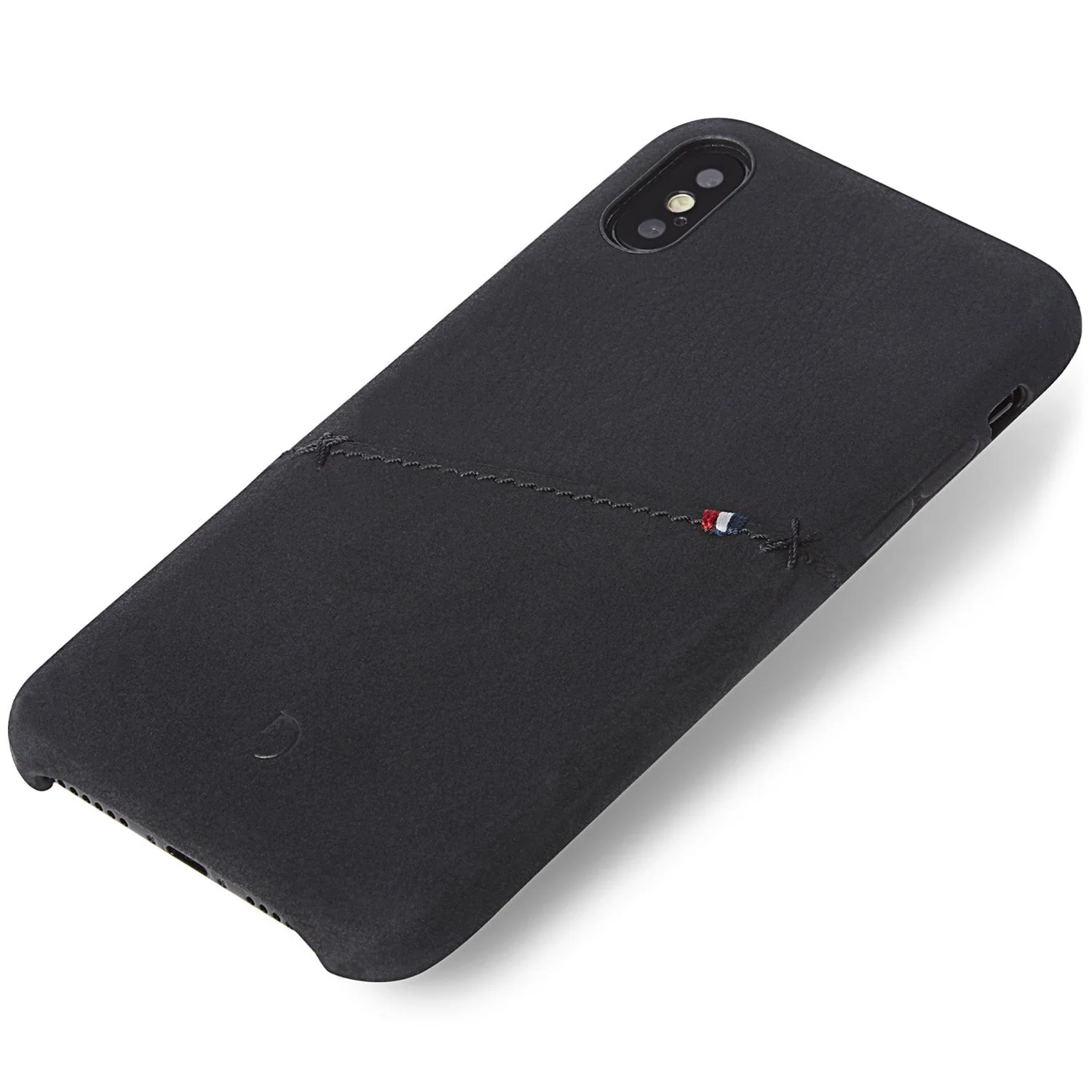 Leather Back Cover Card Case | Black - Image 3