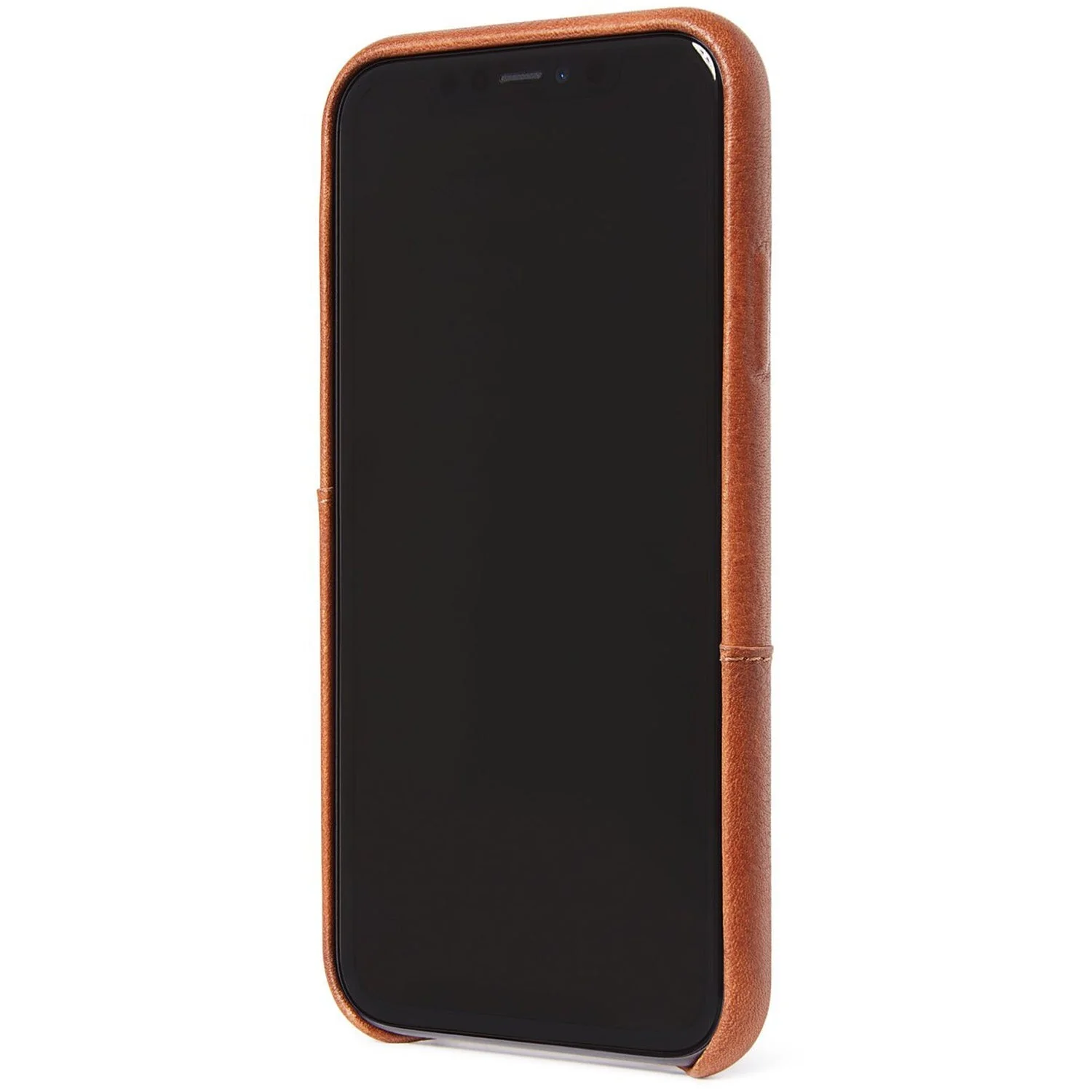 Leather Back Cover Card Case | Brown - Image 7