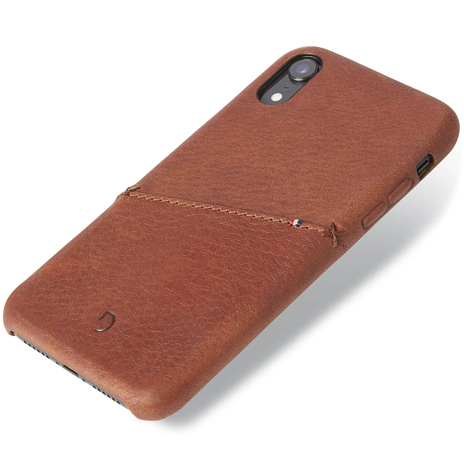 Leather Back Cover Card Case | Oak Brown - Image 4