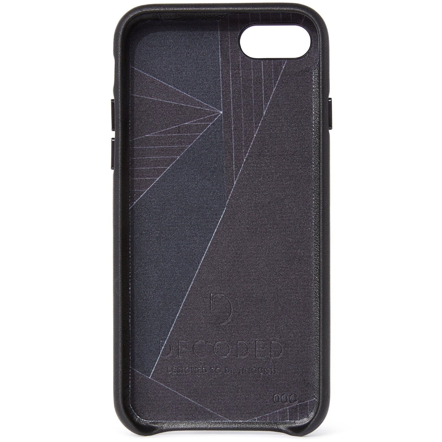 Leather Back Cover Pig & Hen | Black - Image 3