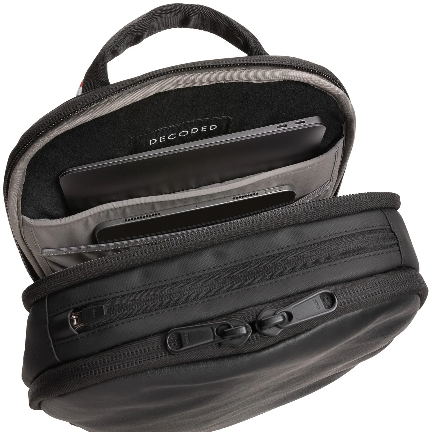 Leather Backpack | Black - Image 9