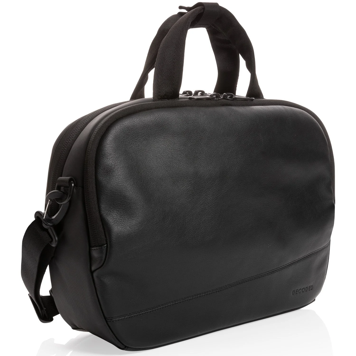 Leather Briefcase | Black - Image 4