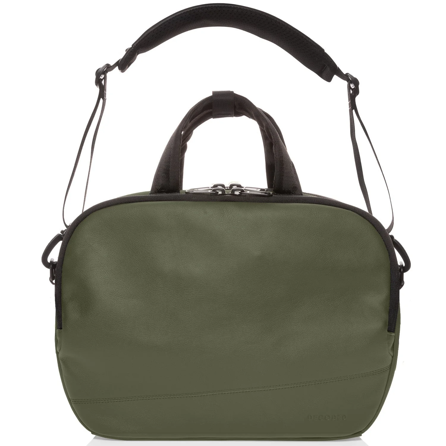 Leather Briefcase | Olive - Image 5