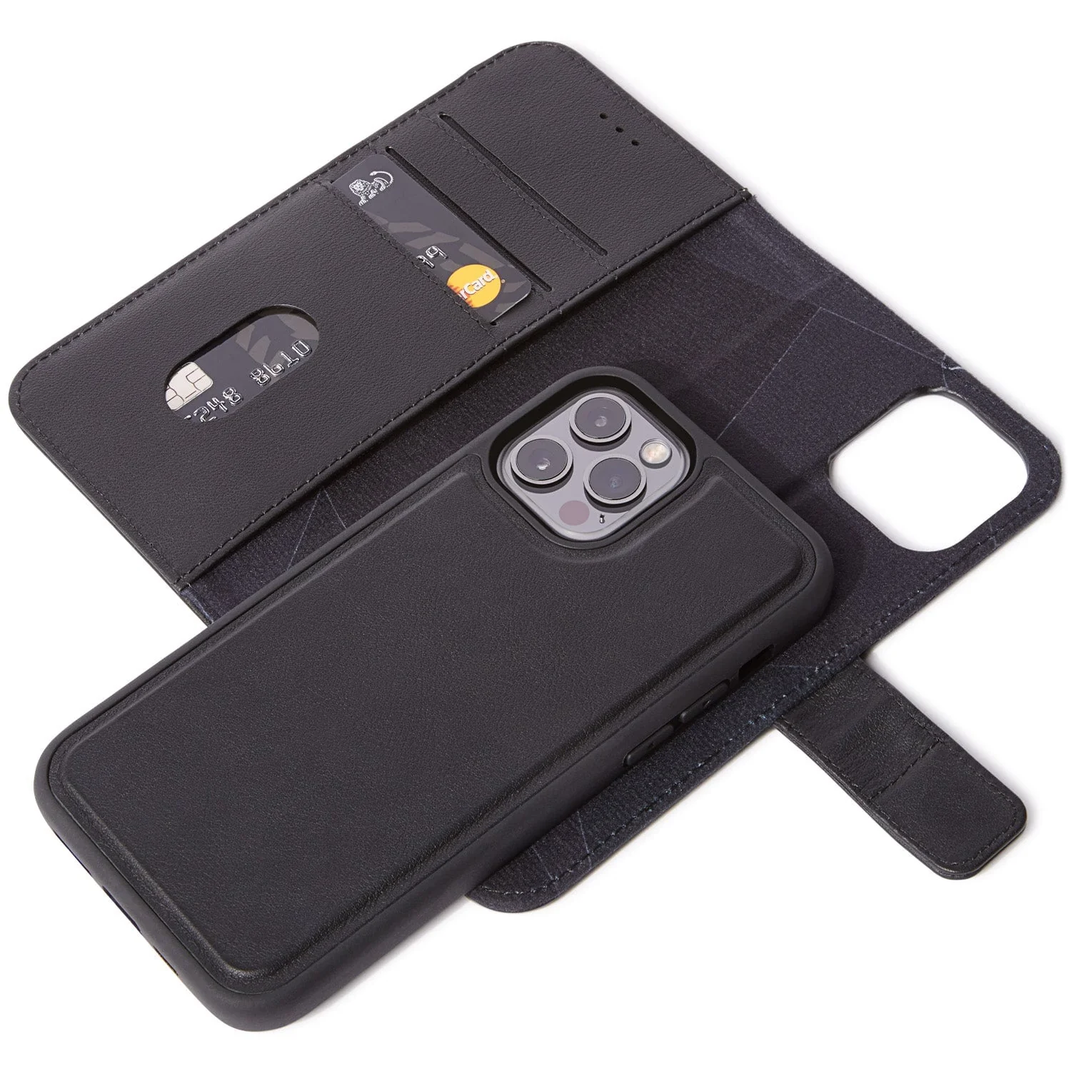 Leather Detachable Wallet | Black - Image 19