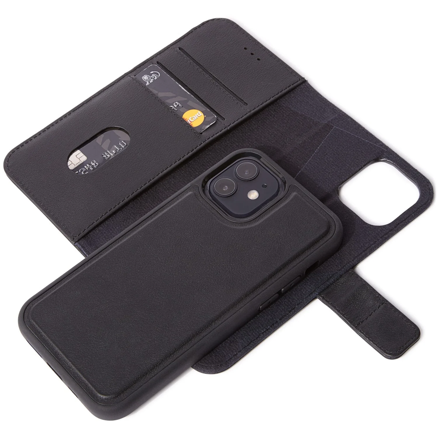 Leather Detachable Wallet | Black - Image 5