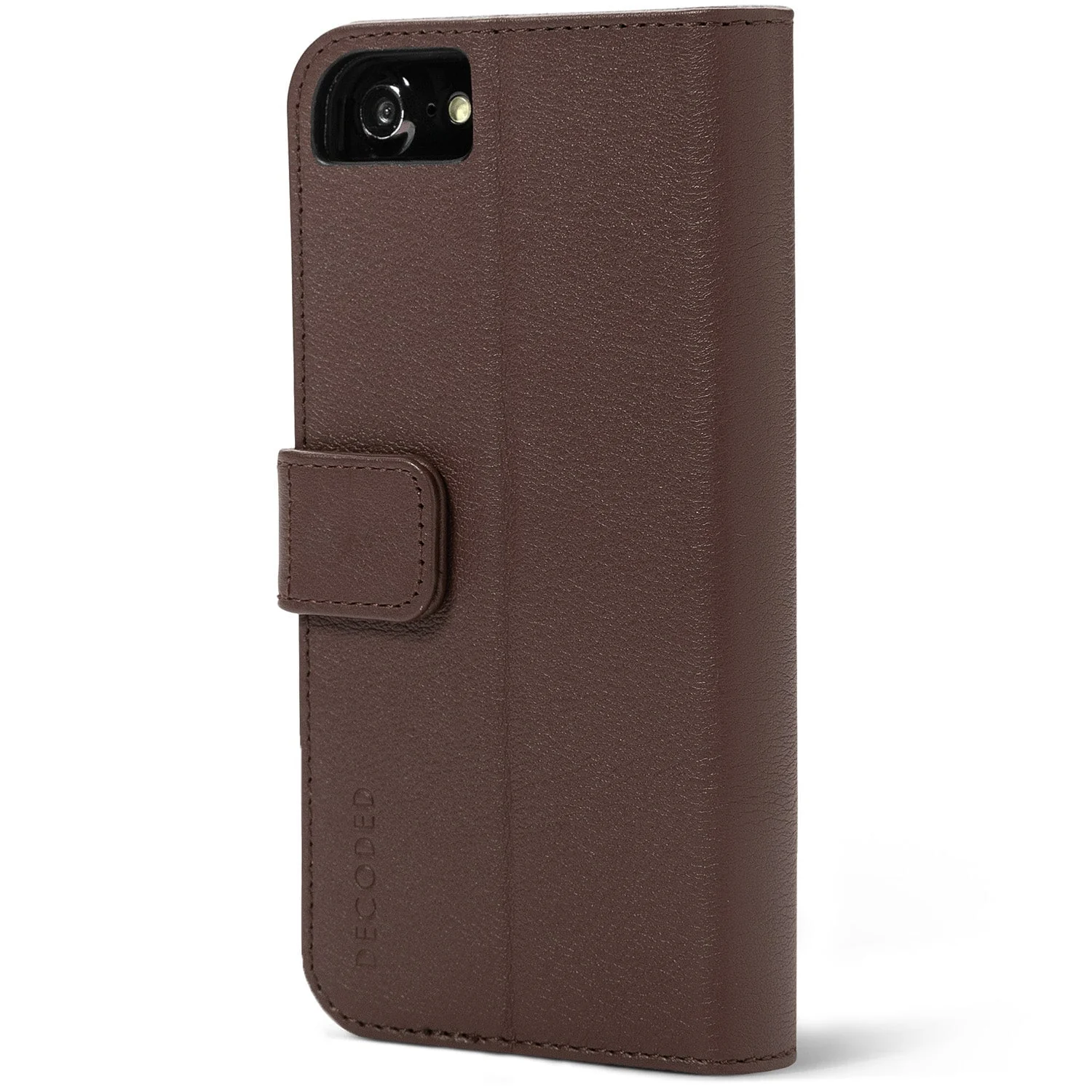 Leather Detachable Wallet Case | Chocolate Brown | iPhone SE (3rd gen.) | D22IPO47DW4CHB - Image 4