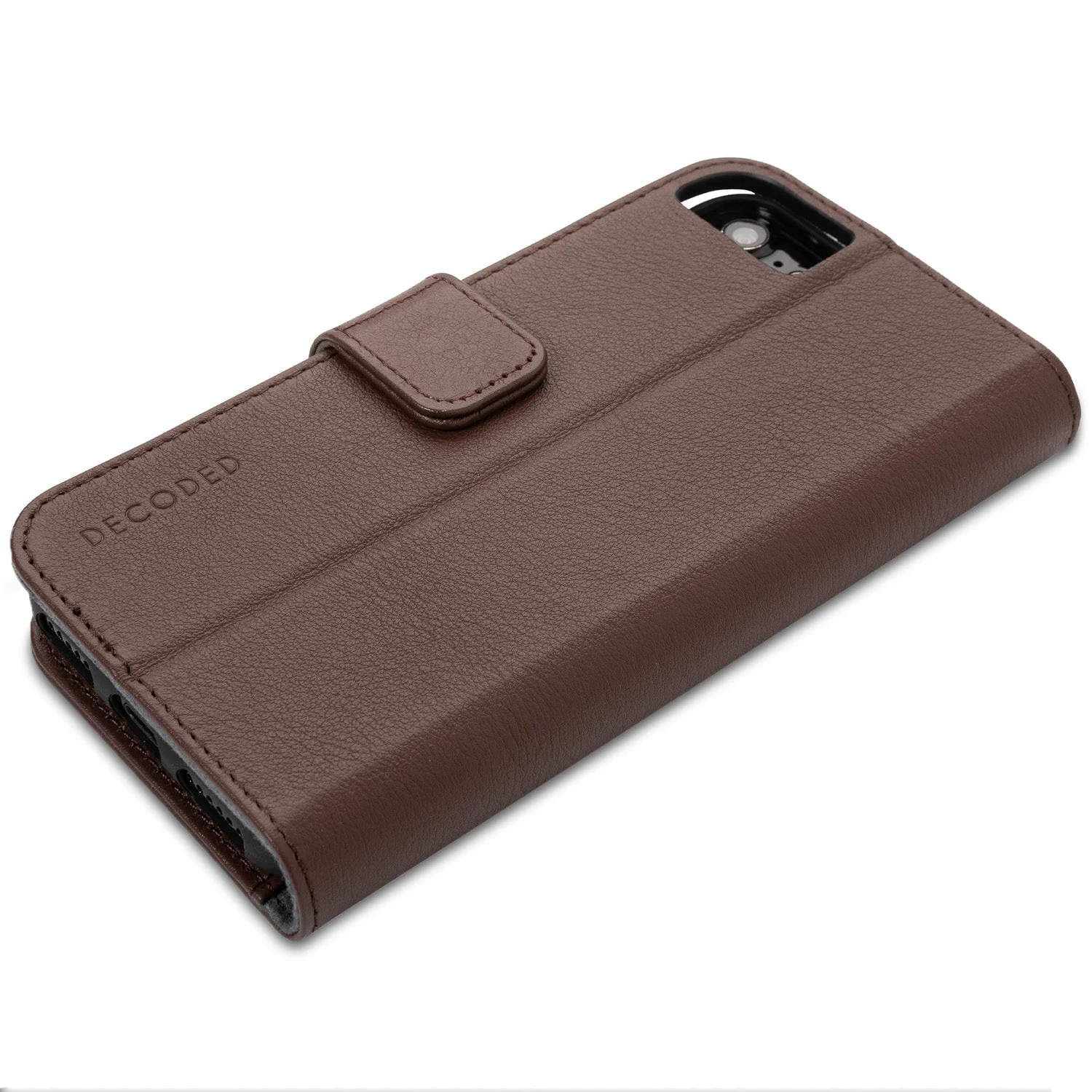 Leather Detachable Wallet Case | Chocolate Brown | iPhone SE (3rd gen.) | D22IPO47DW4CHB - Image 5