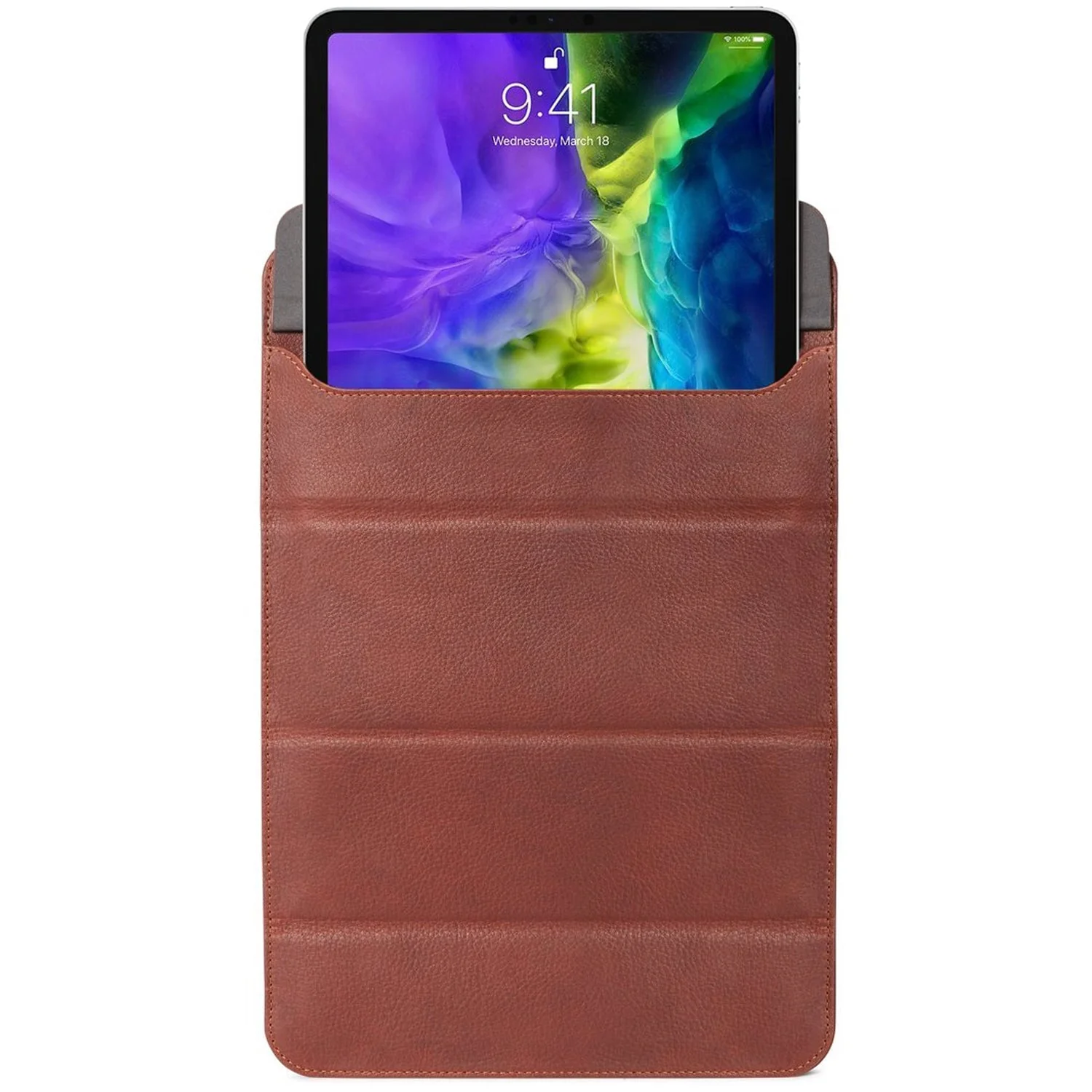Leather Foldable Sleeve | Oak Brown | iPad Pro - Image 25