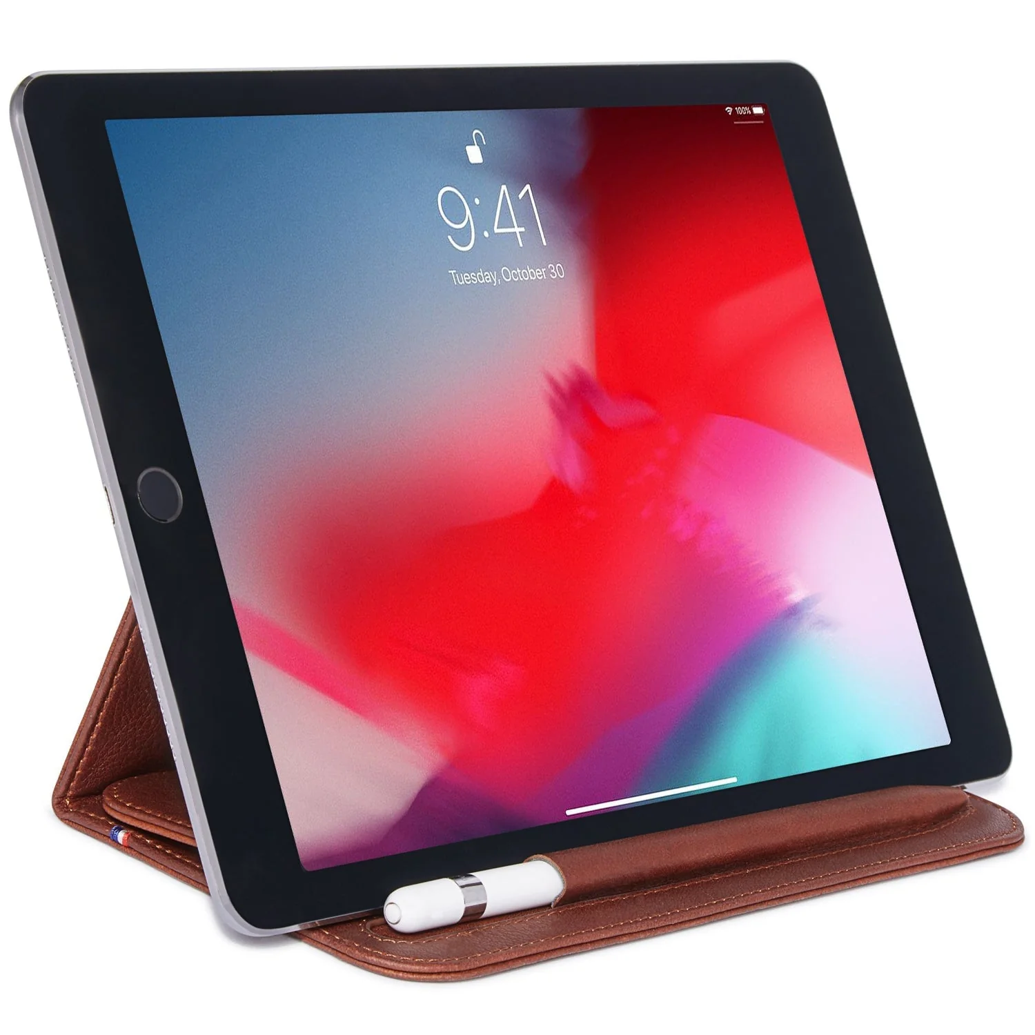 Leather Foldable Sleeve | Oak Brown | iPad - Image 22