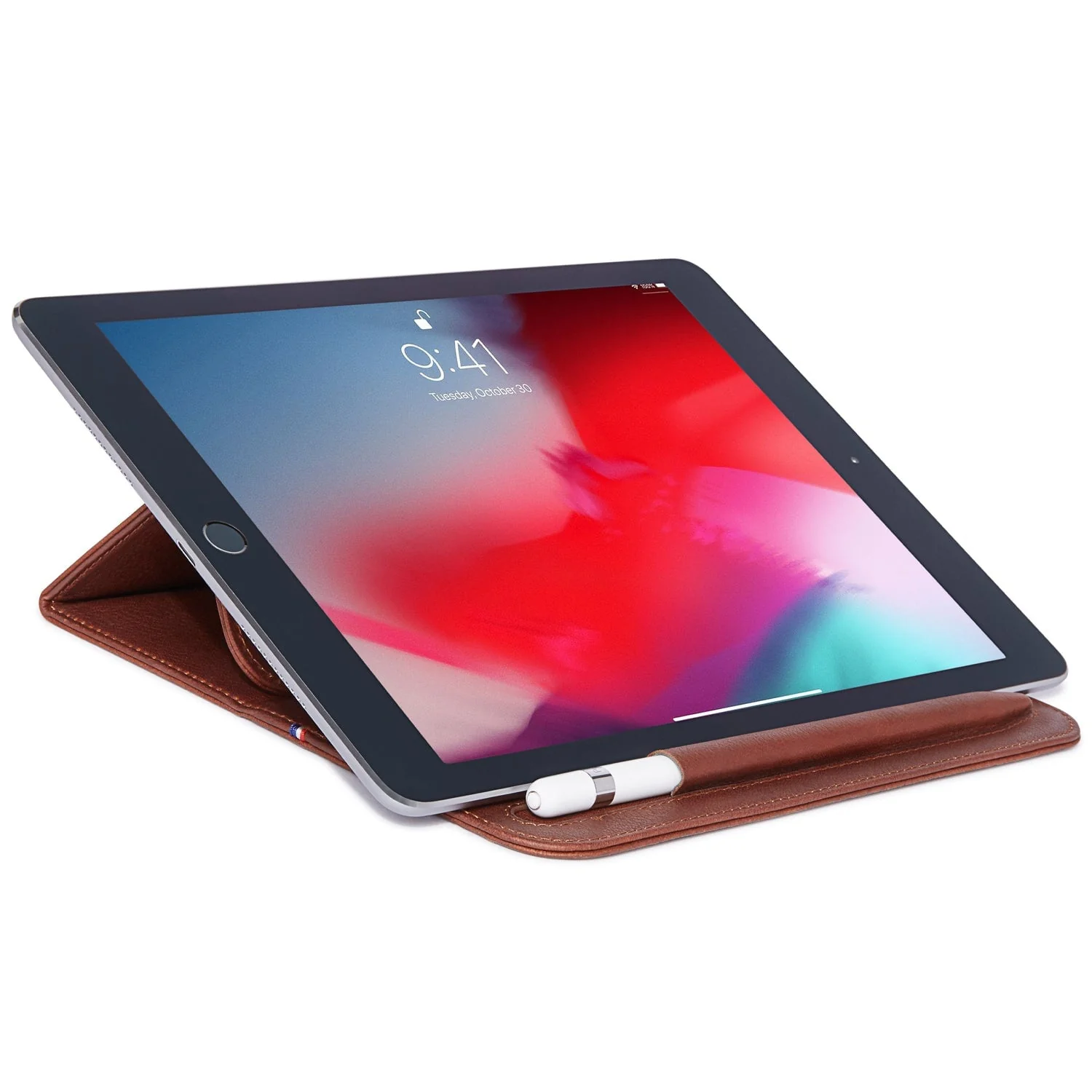 Leather Foldable Sleeve | Oak Brown | iPad Air - Image 9