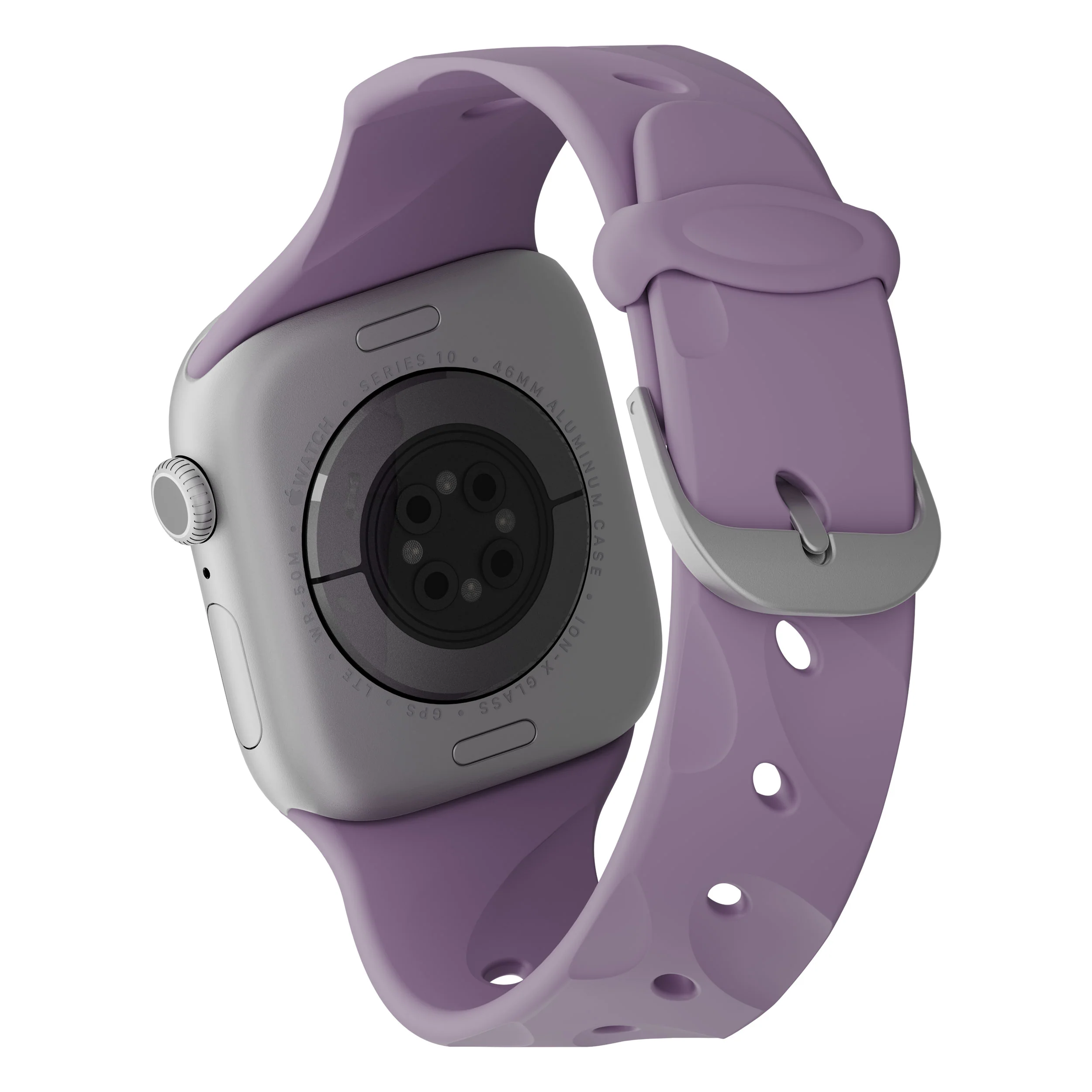 Silicone Ares Splice Buckle Watch Band | Purple Haze | 38mm to 42mm | D26AWS42ABS2PE - Image 3