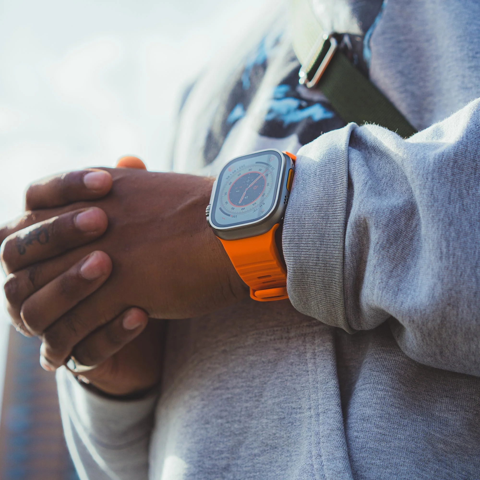 Sport Silicone Ultra Traction Band | Apricot Crush | Apple Watch Ultra | D24AWS49UTS1AH - Image 3