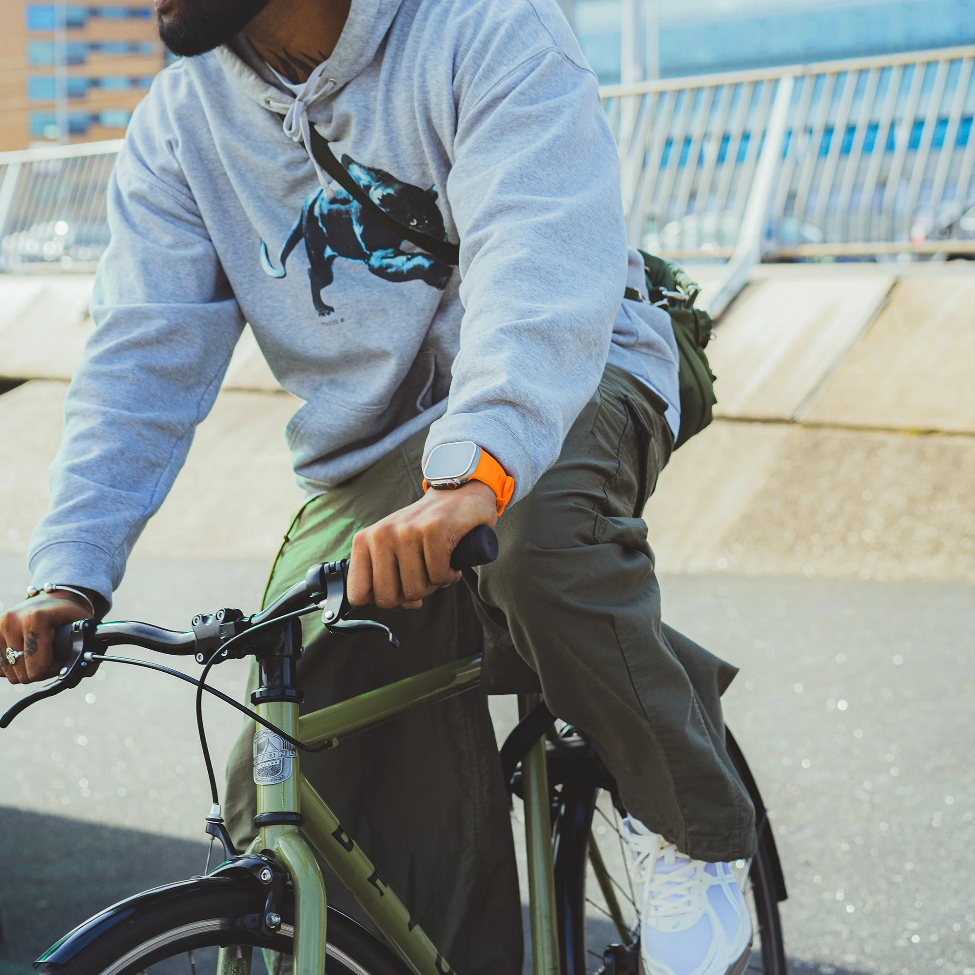 Sport Silicone Ultra Traction Band | Apricot Crush | Apple Watch Ultra | D24AWS49UTS1AH - Image 4