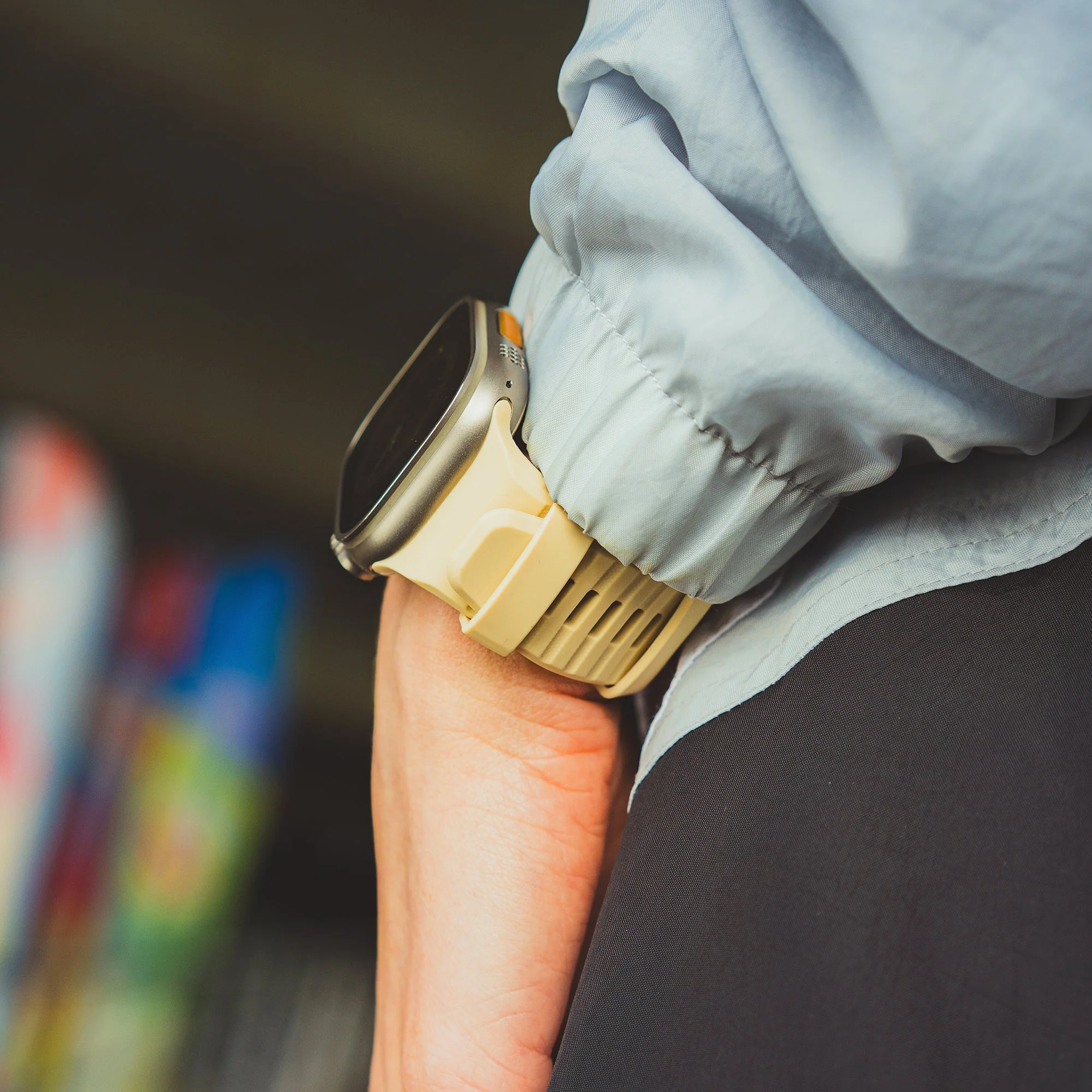 Sport Silicone Ultra Traction Band | Beige | Apple Watch Ultra | D24AWS49UTS1WE - Image 5