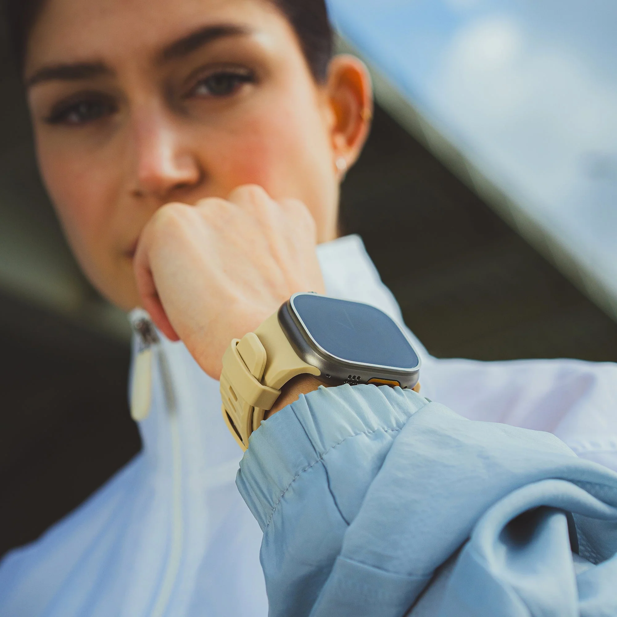 Sport Silicone Ultra Traction Band | Beige | Apple Watch Ultra | D24AWS49UTS1WE - Image 6