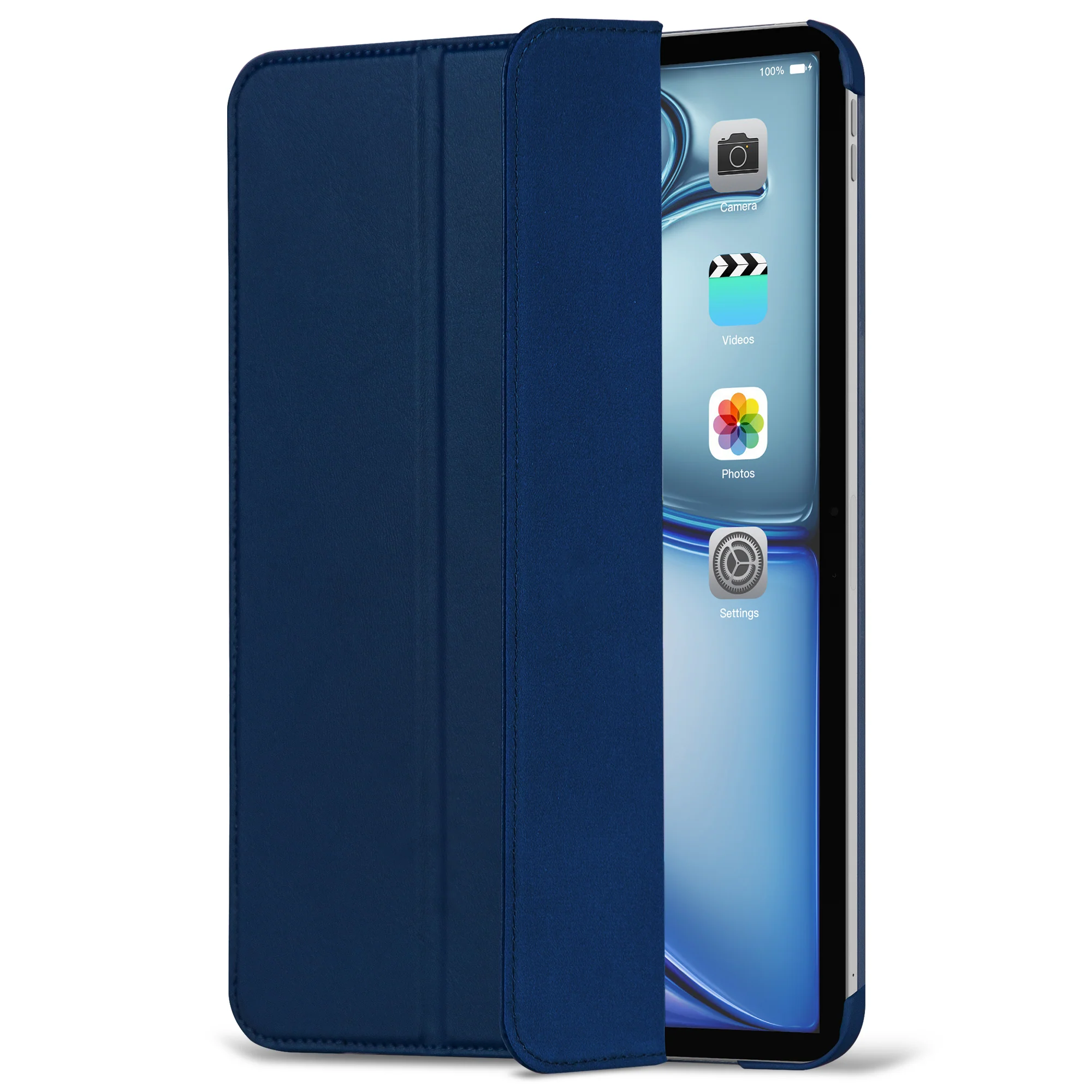 Textured Silicone Slim Cover | Navy Peony | iPad Air 11" | D24IPAA109SC1NE - Image 5