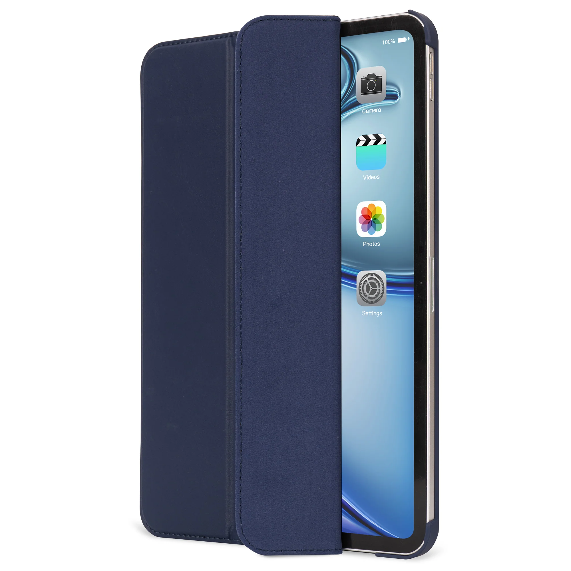 Textured Silicone Slim Cover | Navy Peony | iPad Air 13" | D24IPAA129SC1NE - Image 5